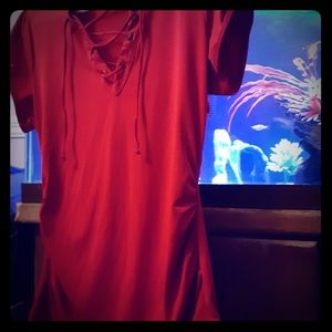 Red  S/S Top